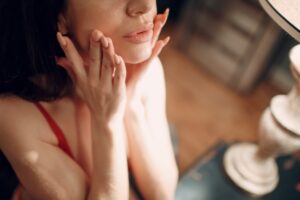 Face skin care for woman